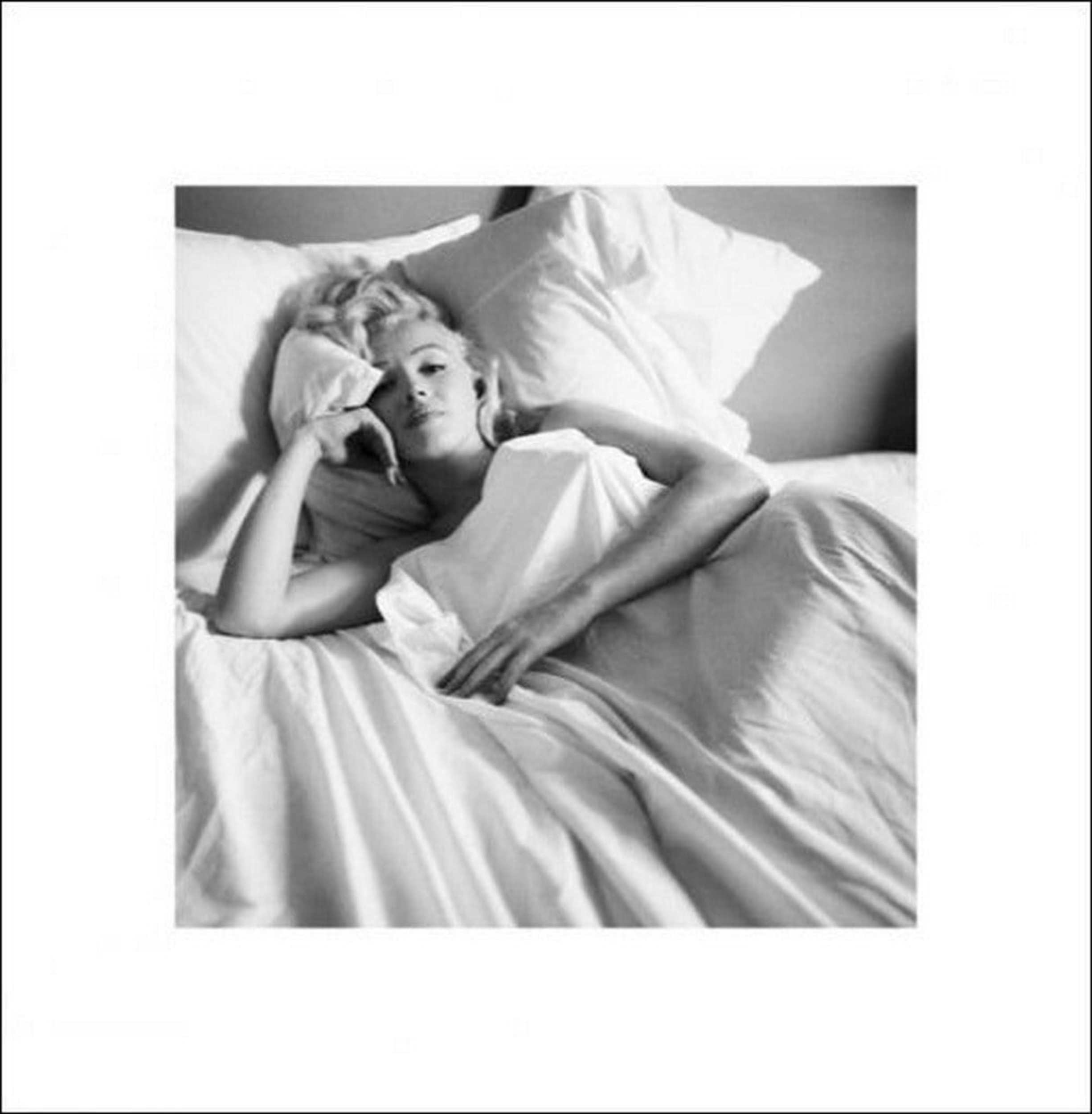 Pyramid Kunstdruk Marilyn Monroe - Bed 40x40cm