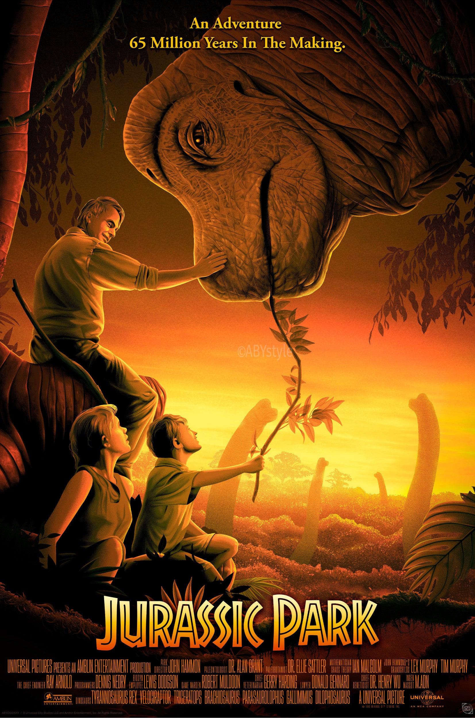 ABYstyle Poster Jurassic Park - Vintage 61x91,5cm
