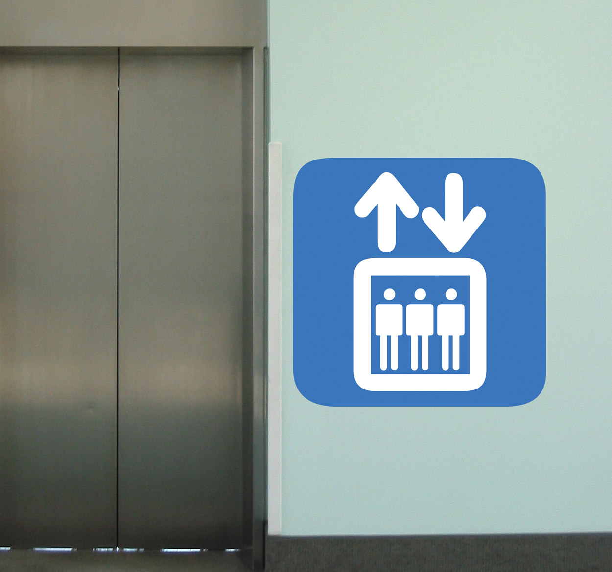 Tenstickers Sticker teken lift