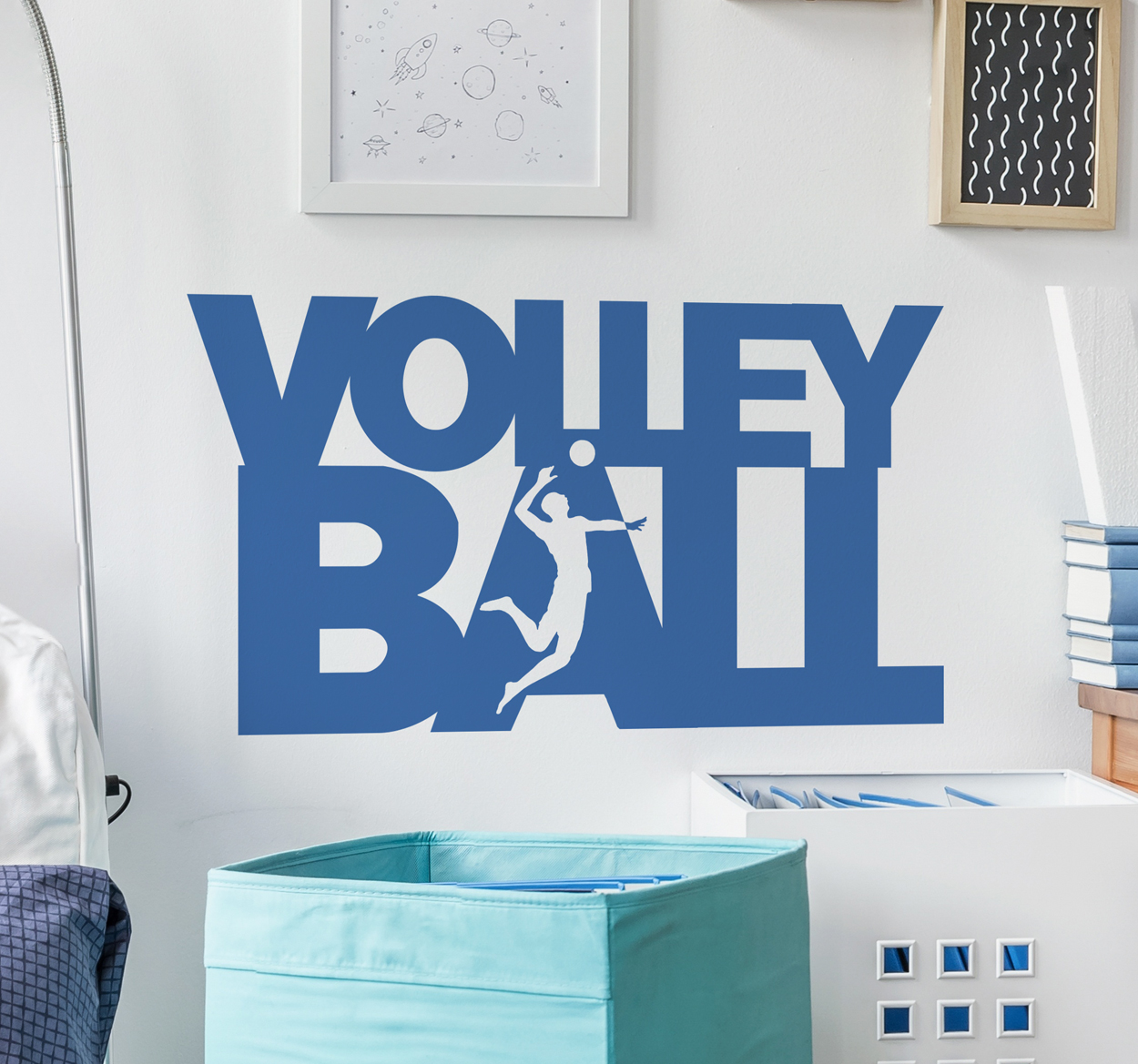 Tenstickers Muursticker Volley Ball