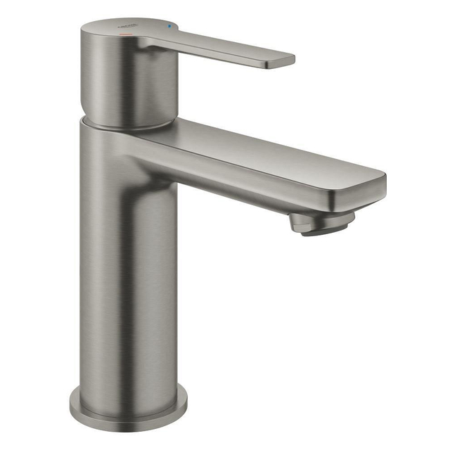 Grohe Lineare New waterbesparende wastafelkraan XS-size met temperatuur begrenzer en klikwaste supersteel 23791DC1