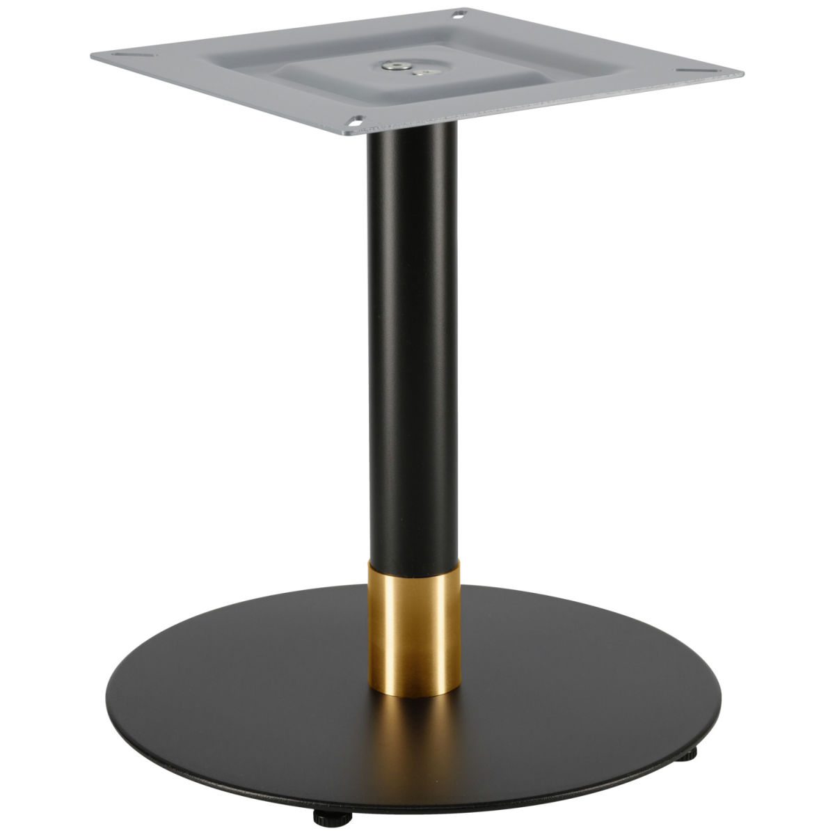 Vega Lounge tafelpoot Oris; 42x44 cm (ØxH); zwart/goud