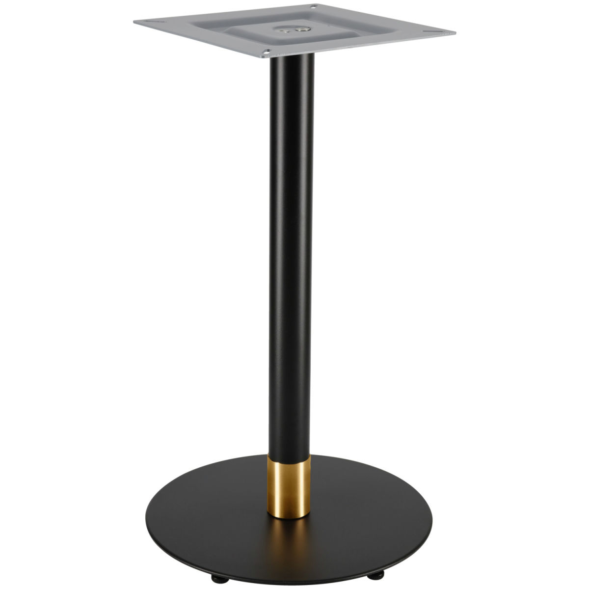 Vega Tafelpoot Oris; 42x73 cm (ØxH); zwart/goud