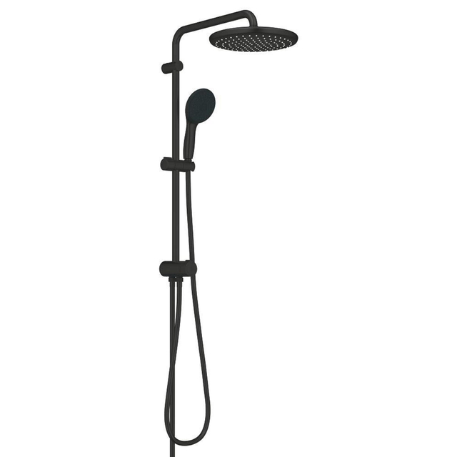 Grohe Tempesta System 250 Regendoucheset - 73.6cm - hoofddouche - 25cm - ronde handdouche - 3 straalsoorten - met omstelkraan - matte black 269802431
