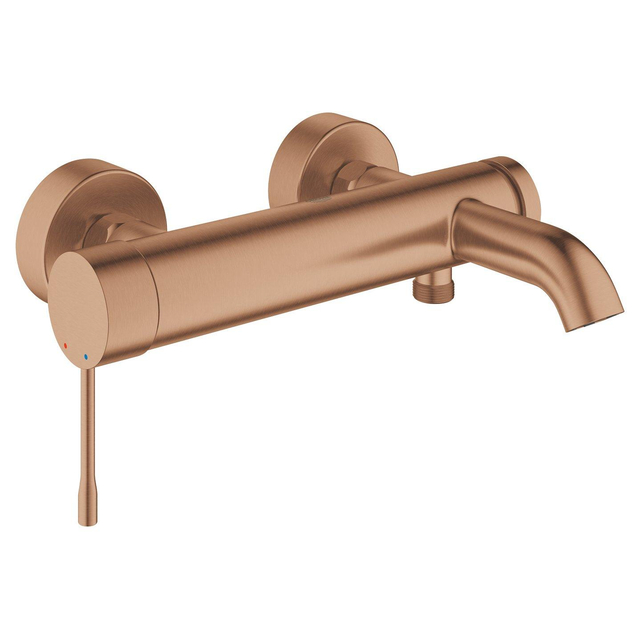 Grohe Essence Badkraan m. omstel m. koppelingen Brushed Warm Sunset 25250DL1