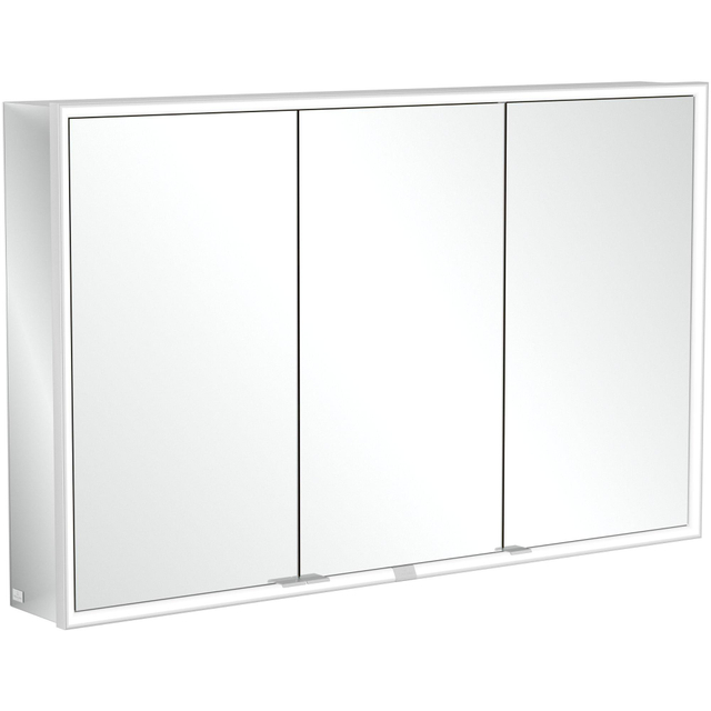 Villeroy & Boch My View Now spiegelkast - m. 3 deuren m. led verlichting en wastafelverlichting 120x75x16.8cm - m. sensorschakelaar a4551200