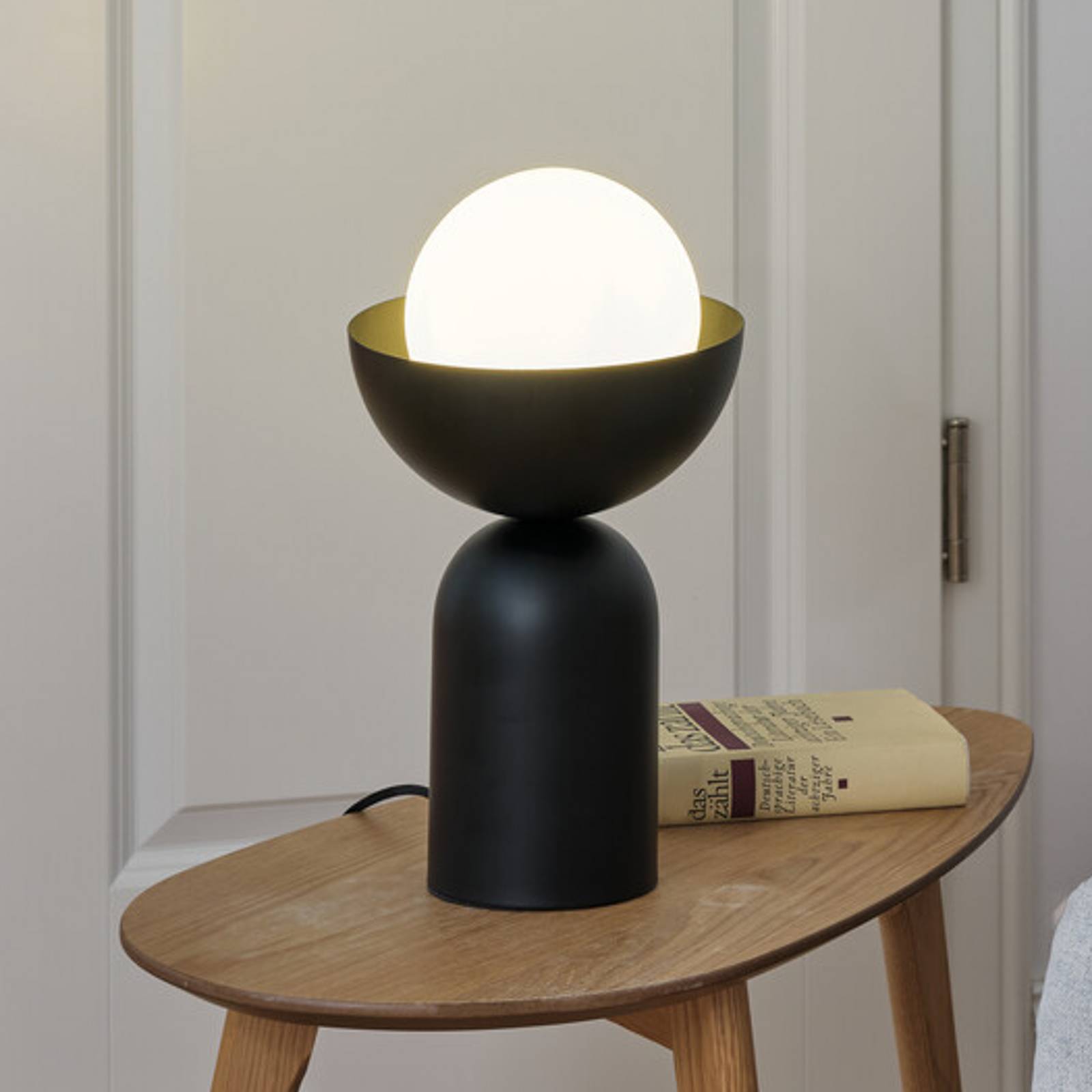 Osram tafellamp Decor Bowl, zwart, staal, E14