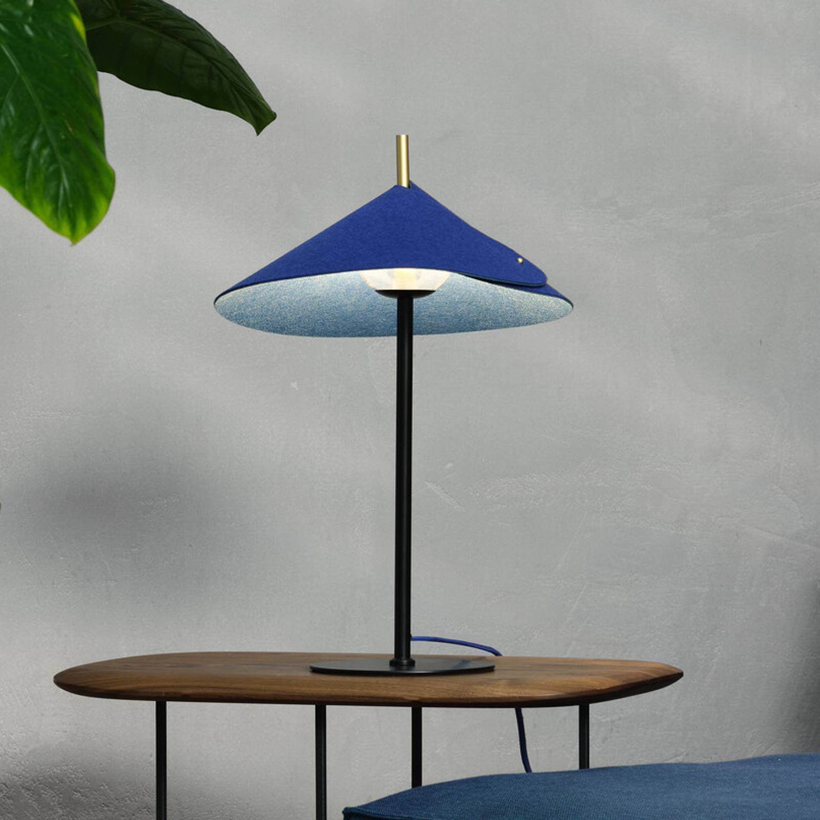 Osram tafellamp Decor Flip, blauw, vilt, G9, verstelbaar