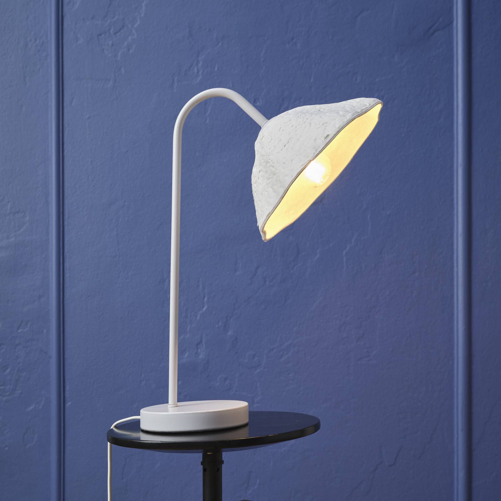 Osram tafellamp Decor Lotus Leaf, 1-lamp, wit, papier, E14