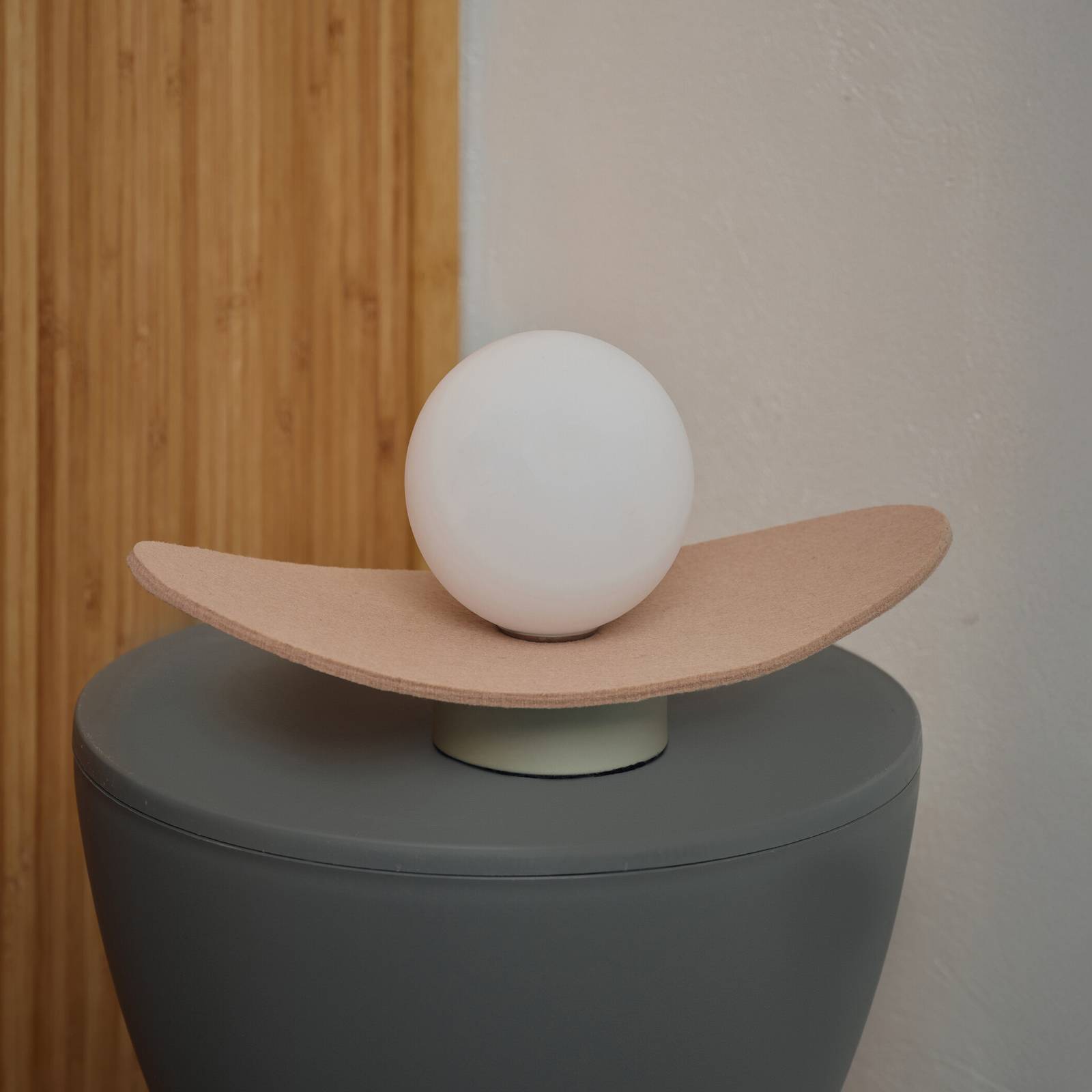 Osram tafellamp Decor Pearl, beige, vilt, G9