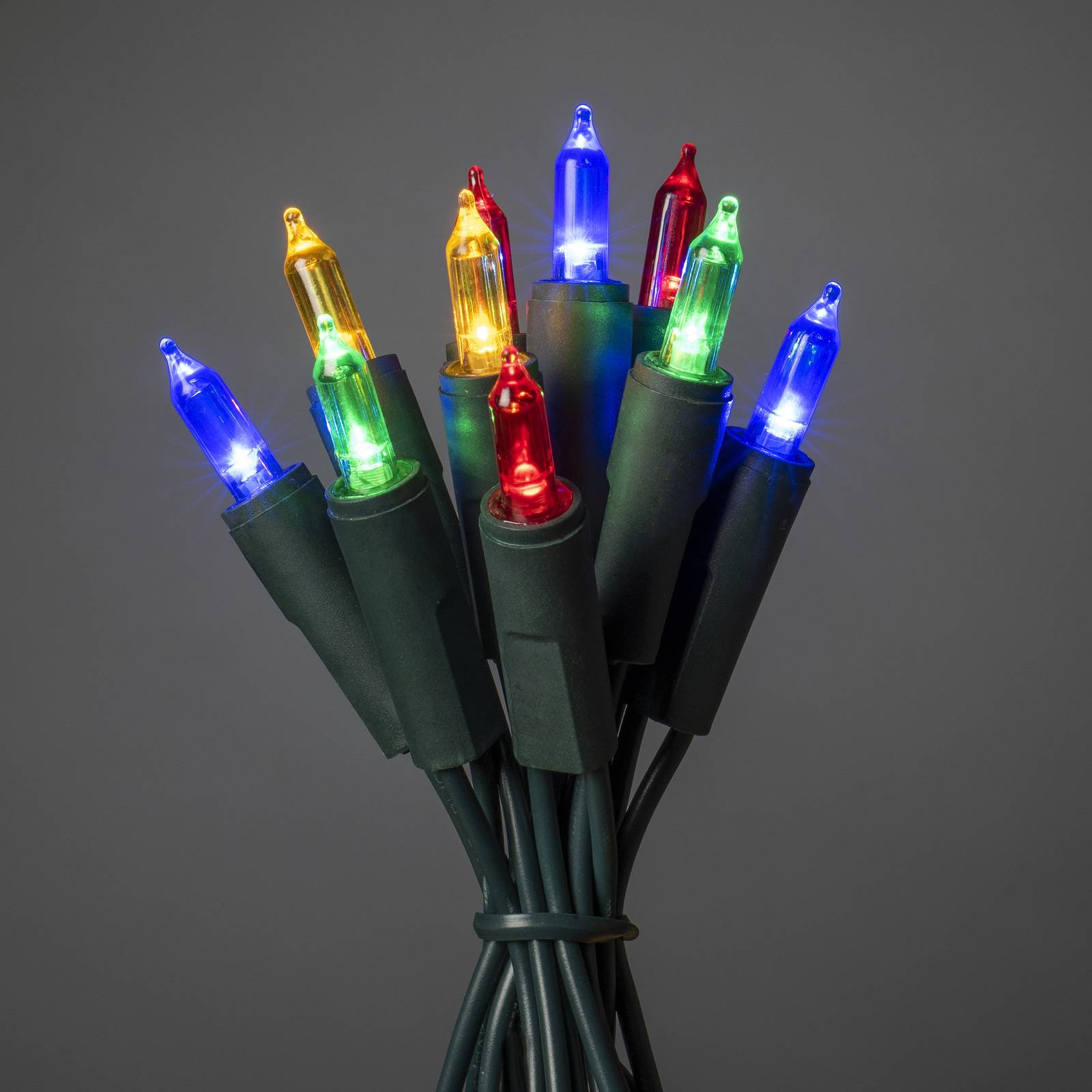 Konstsmide Christmas Kleurrijke led-lichtketting, 10-lichts, 2,85 m