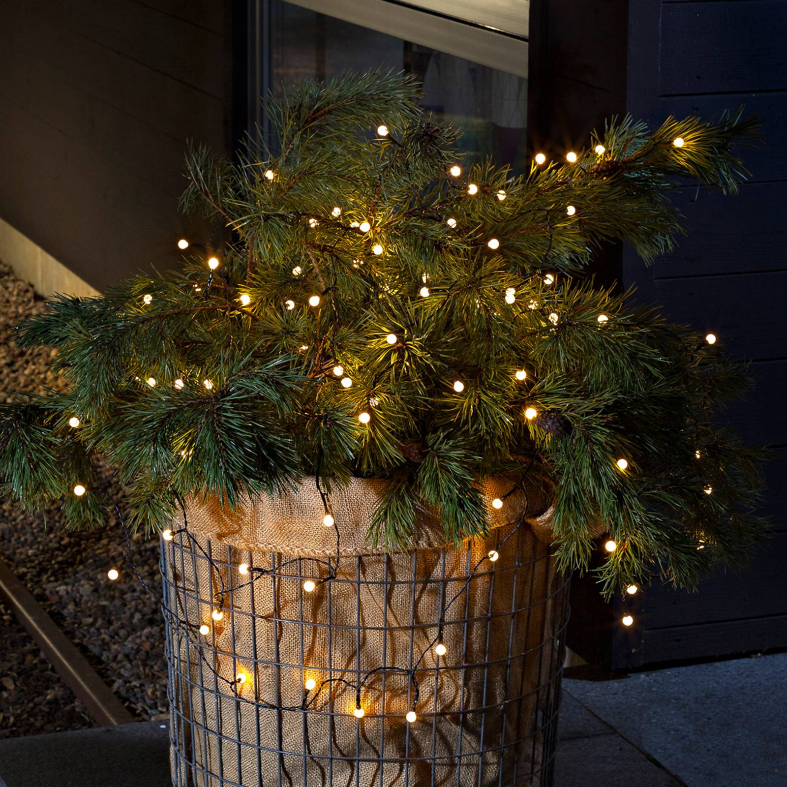 Konstsmide Christmas Voor buiten  - lichtketting LED 80-l. warmwit
