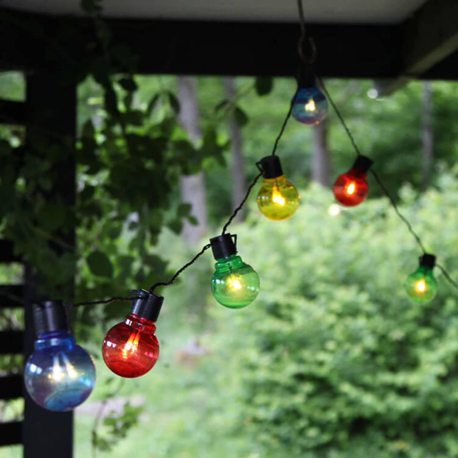 STAR TRADING Bonte LED lichtketting Partaj, met 16 lampen