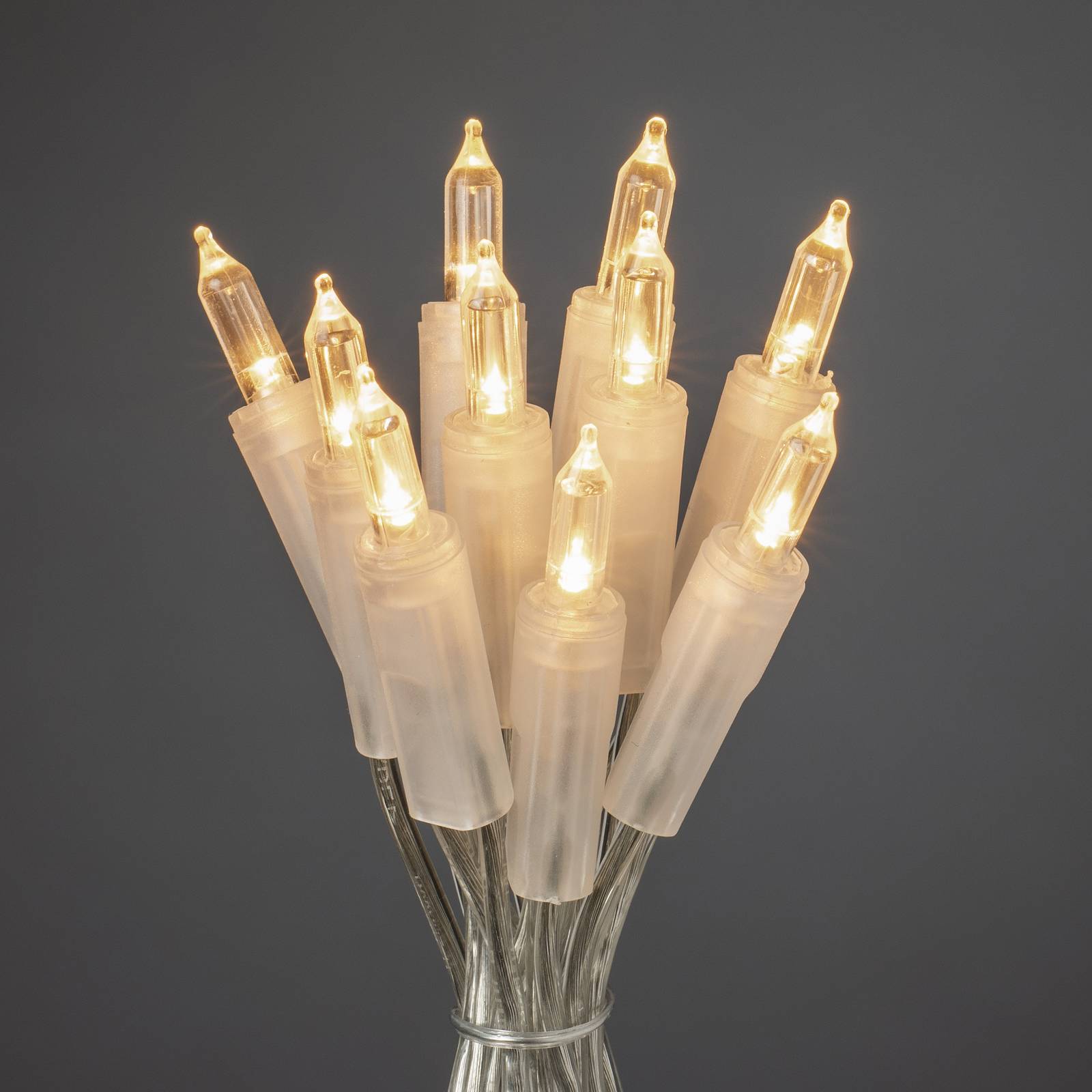 Konstsmide Christmas Mini-lichtketting warmwit, 20-lichts 4,35 m