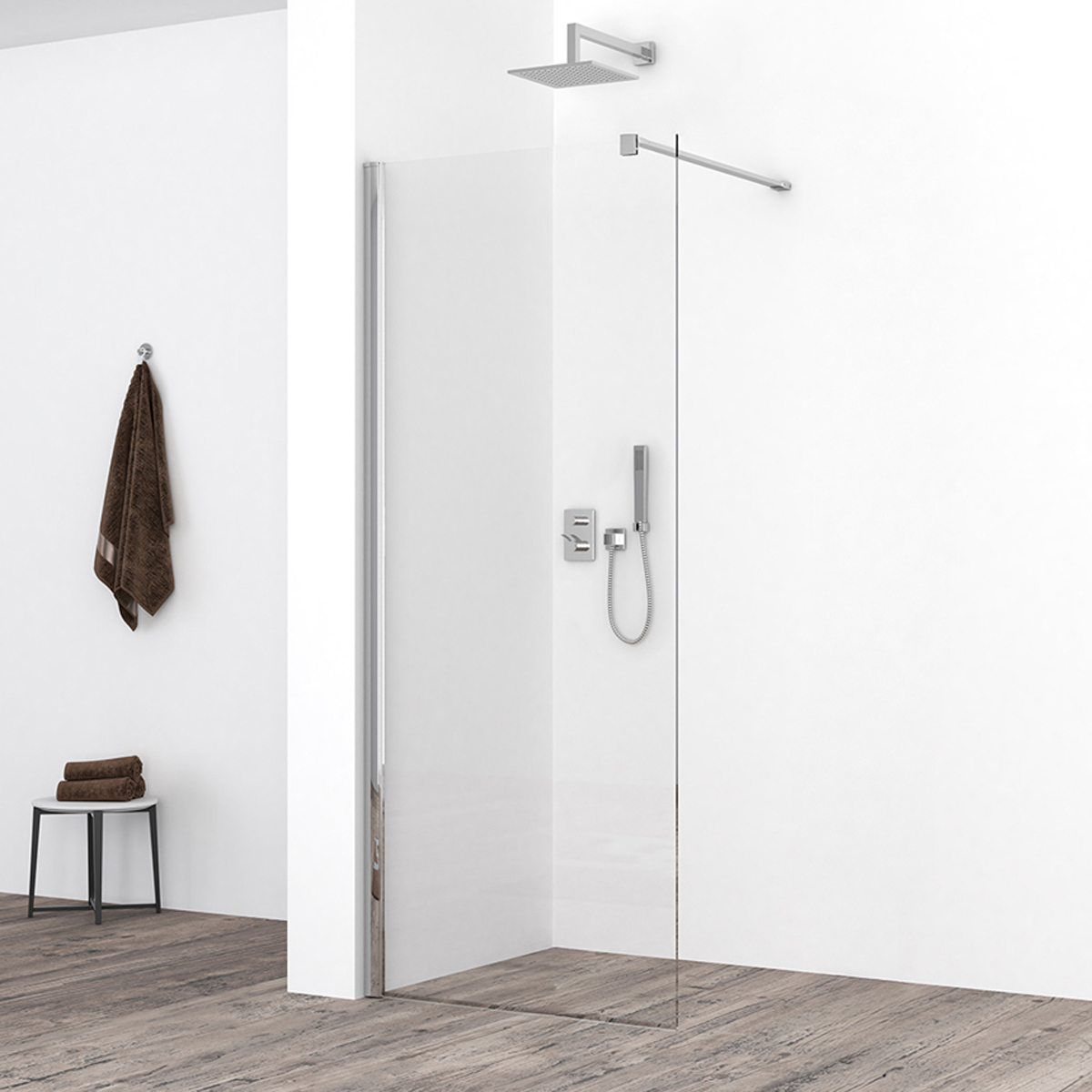 Wiesbaden Comfort Inloopdouche - Nano Coating Helder Glas 60x200 cm