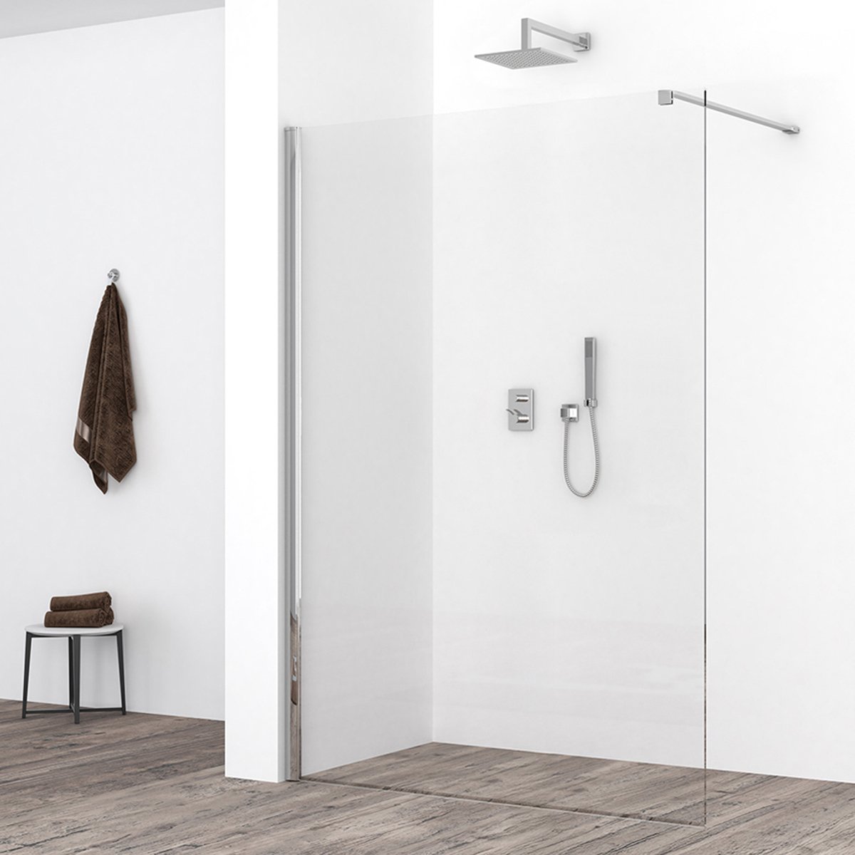 Wiesbaden Comfort Inloopdouche 110x200cm - Nano Behandeld Veiligheidsglas