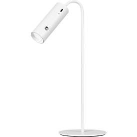 Hansa-by-styro Hansa by Styro LED-lamp FLARE, 4 W, 1200 mAh, 3-staps dimmer, USB-C, wit mat, magnetische kop