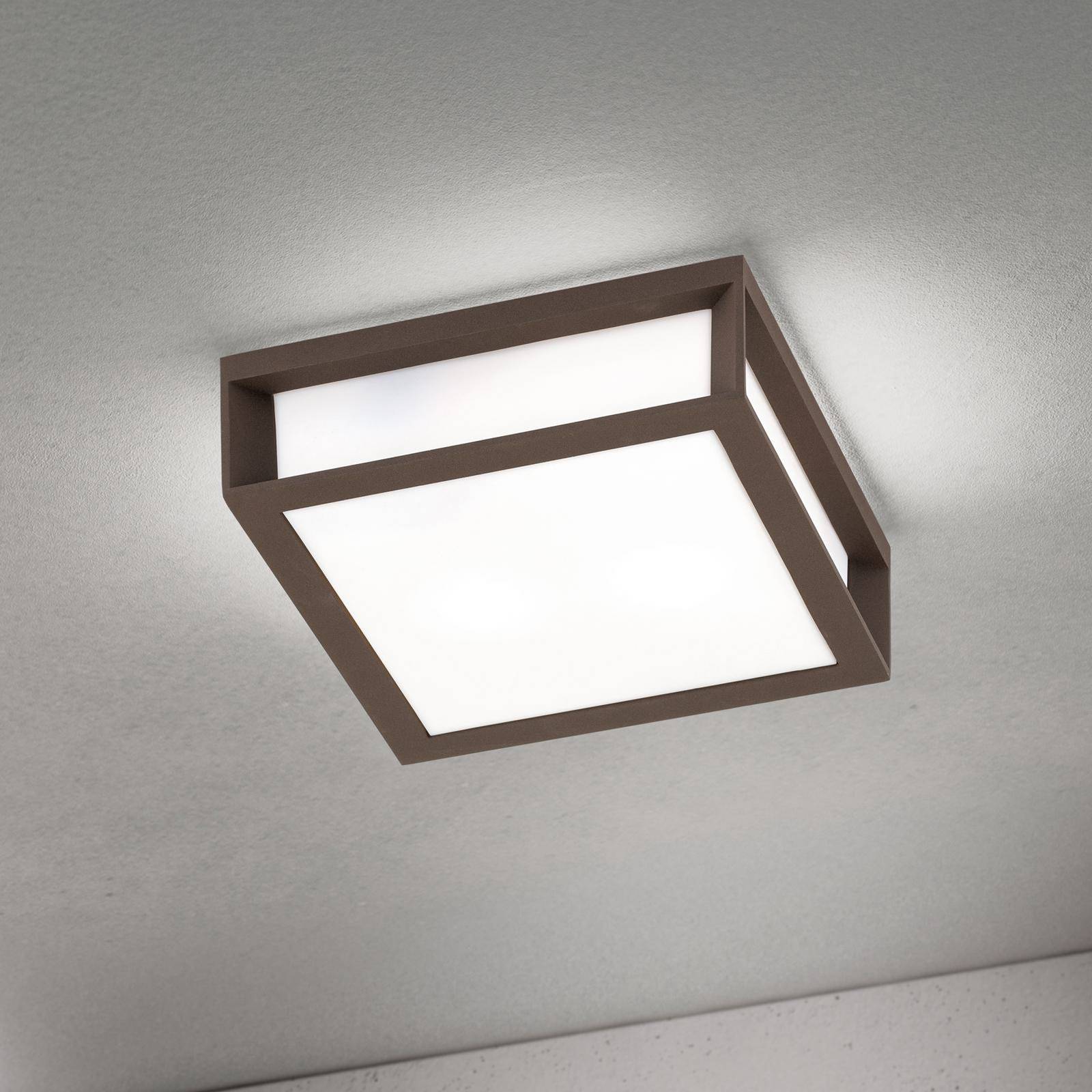 Orion Buitenlamp Henry, corten, gegoten aluminium, E27, IP44