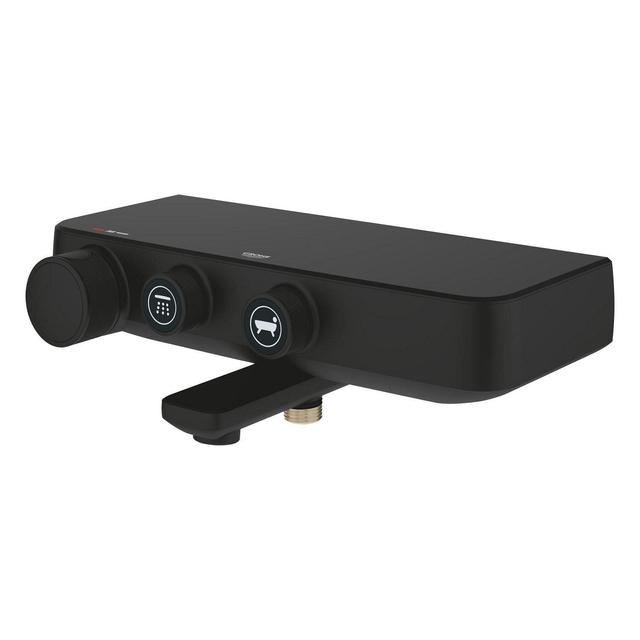 Grohe Grohtherm Smartcontrol Badmengkraan - thermostatisch - met omstel - phanthom black 102168kf00