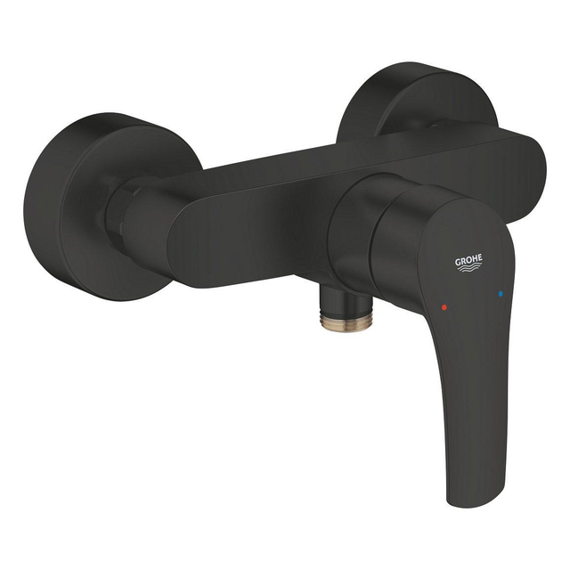 Grohe Eurosmart Douchemengkraan - met hendel - s-koppelingen - matte black 335552433