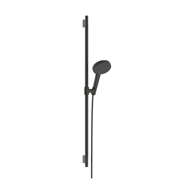 Hansgrohe Raindance Alive Select S doucheset 125 3jet EcoSmart met glijstang Unica S Puro 90 cm Brushed Black Chrome (antraciet) 24603340