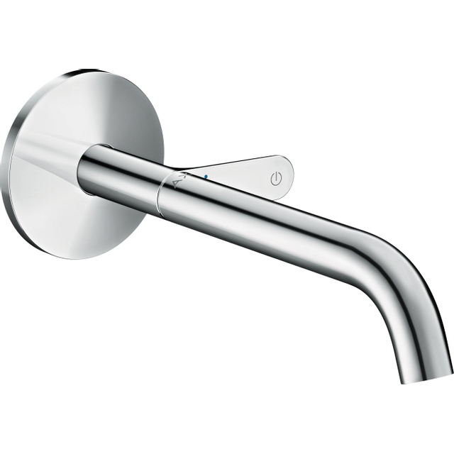 Axor One 1-gats wastafelkraan wandmodel voorsprong 22cm chroom 48112000