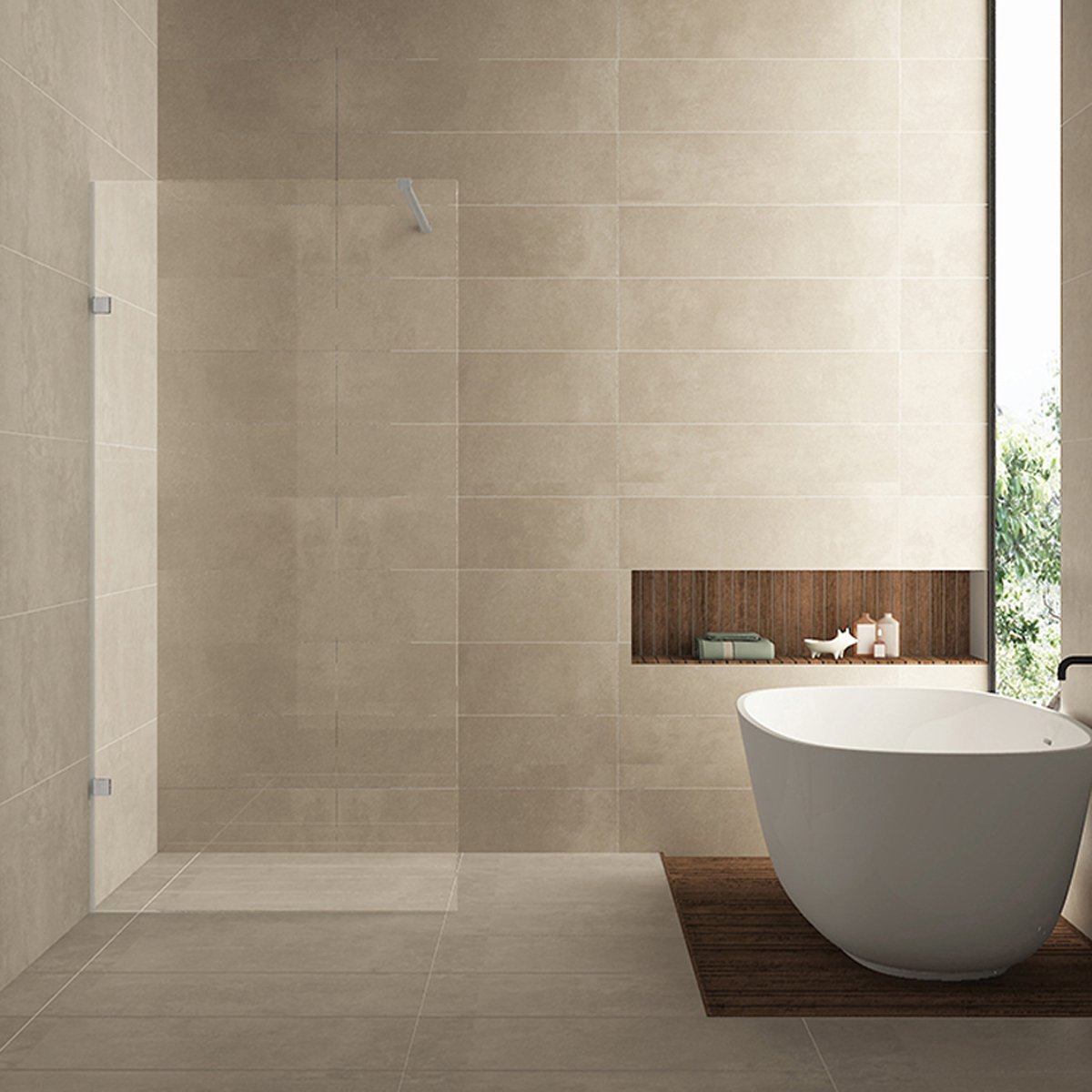 Wiesbaden Helder Inloopdouche 700x2000mm - Nano Coating - Veiligheidsglas