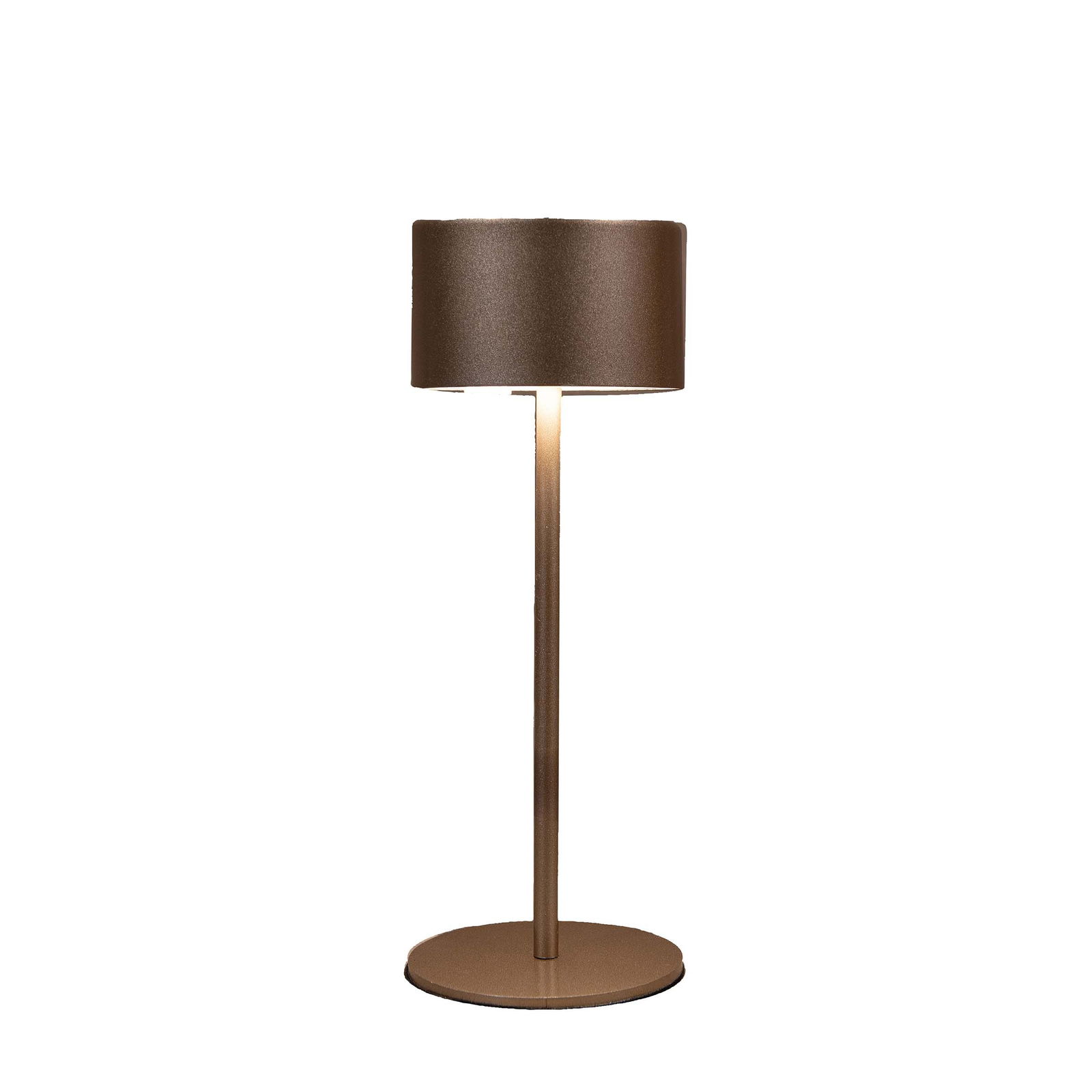 Annas collection Tafellamp oplaadbaar 8x22 cm brons - 