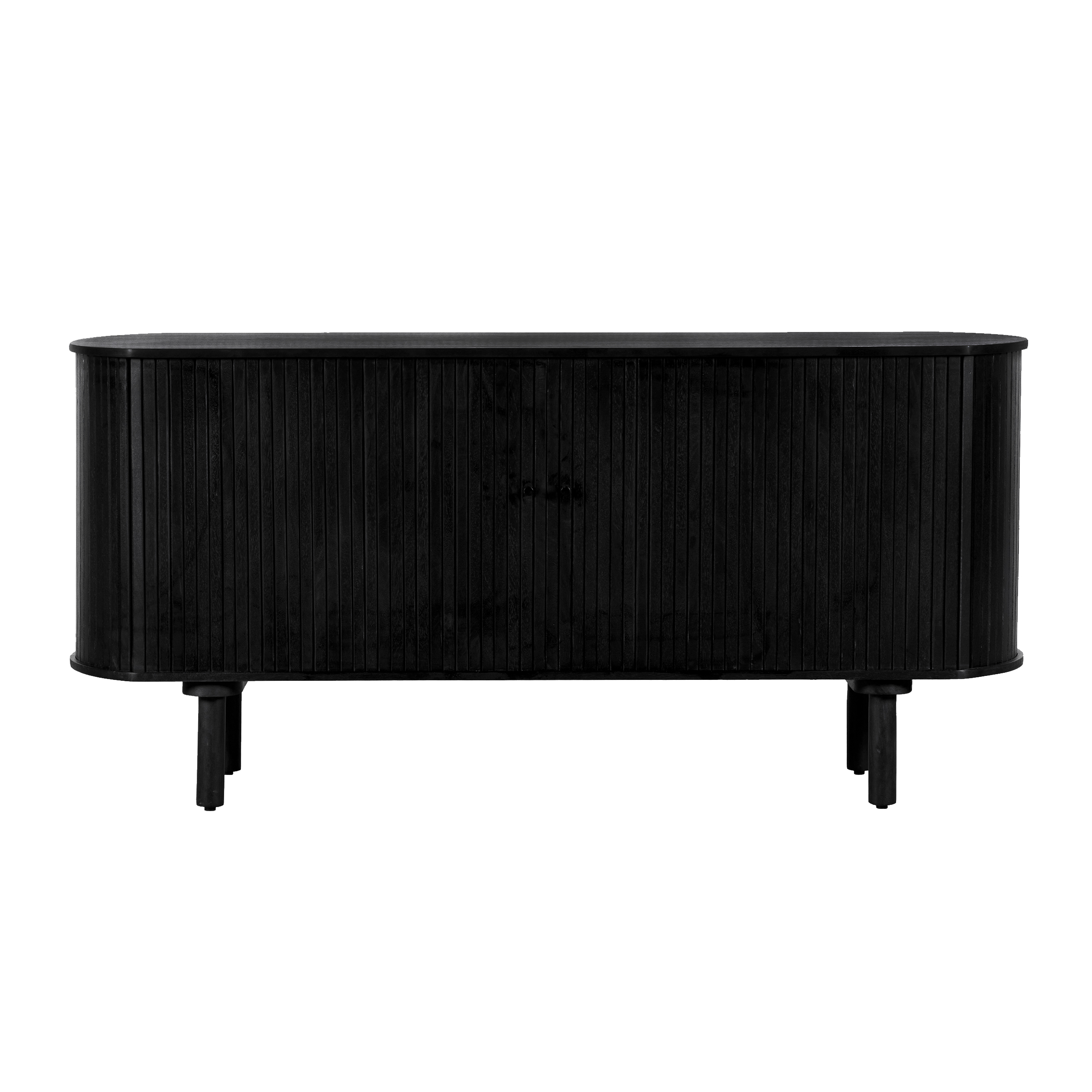 Lewis & Loft Dressoir Livia - FSC mangohout - 160 cm - Zwart