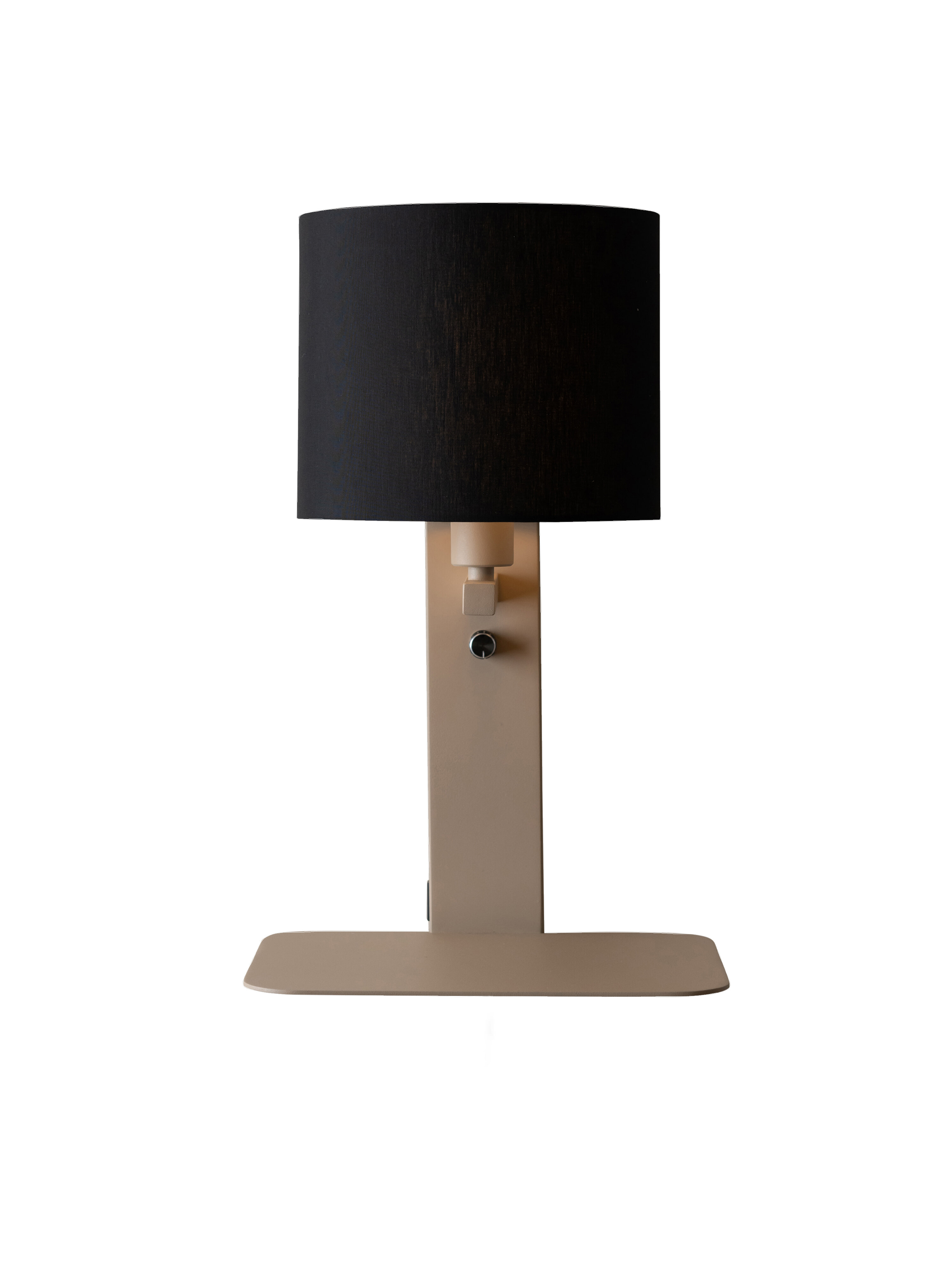 It's about RoMi its about RoMi Wandlamp Florence Met plankje en USB - Zand/Zwart