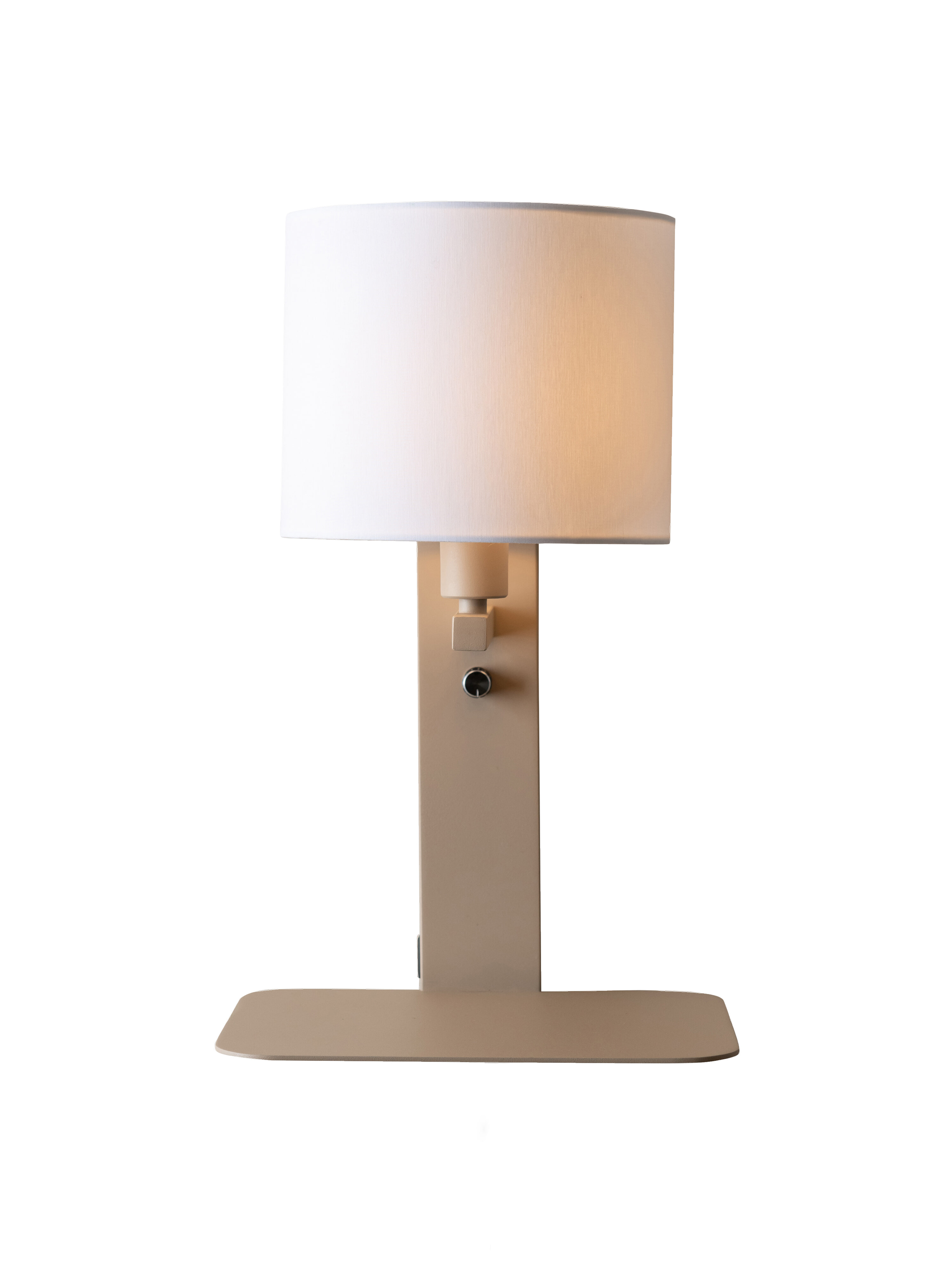 It's about RoMi its about RoMi Wandlamp Florence Met plankje en USB - Zand/Wit