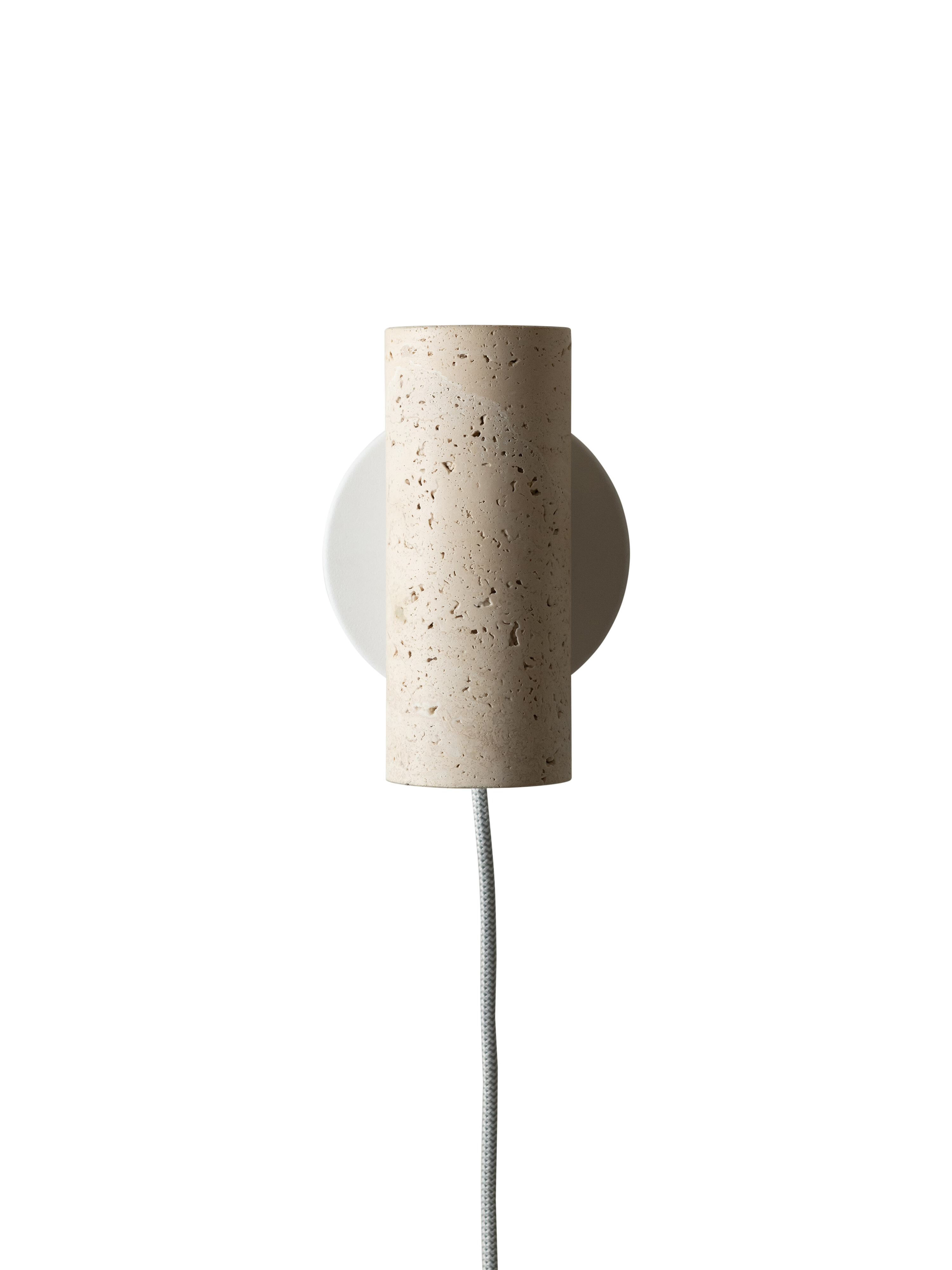It's about RoMi its about RoMi Wandlamp Tivoli Travertin - Wit