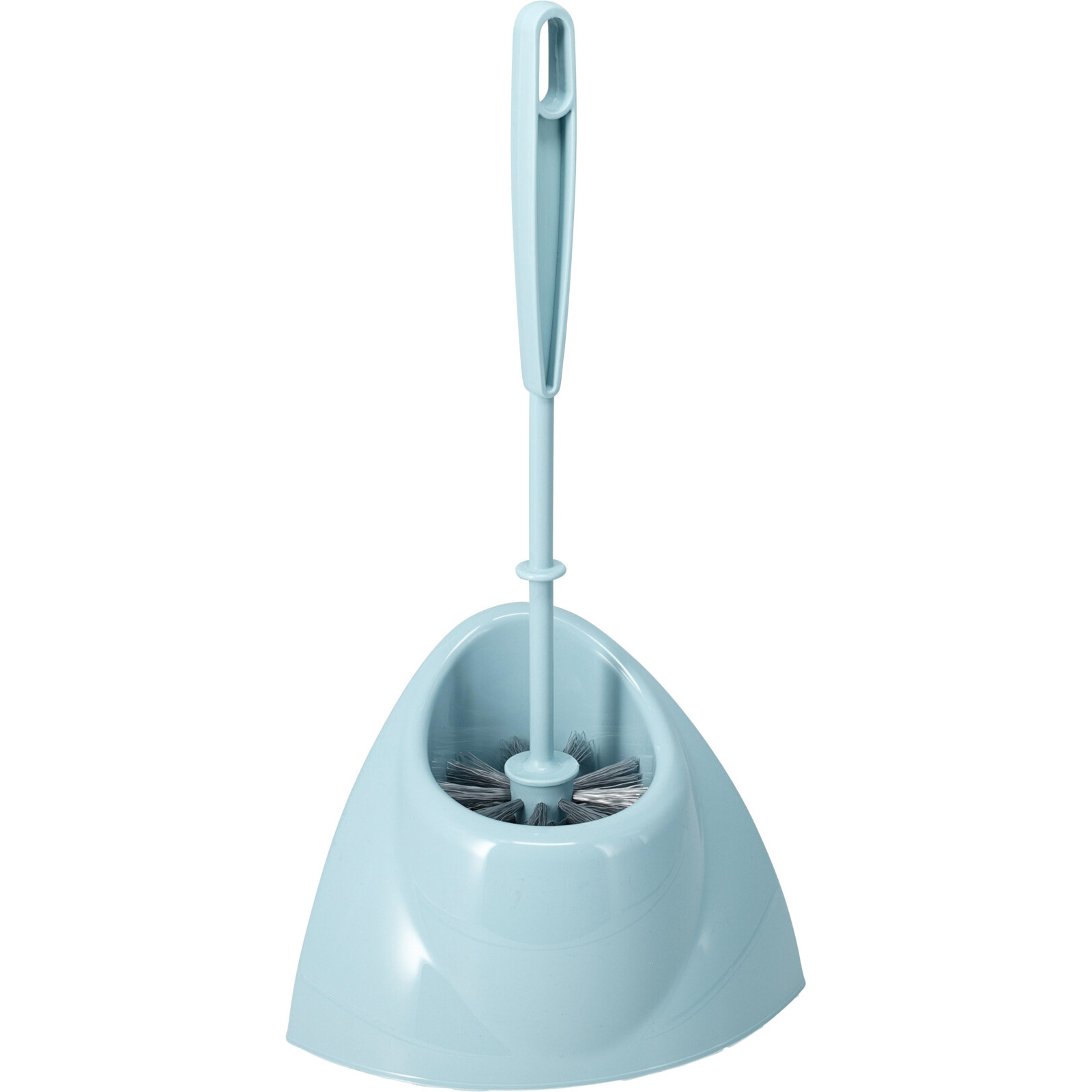Bathroom Solutions Toiletborstel met houder - lichtblauw - cm -