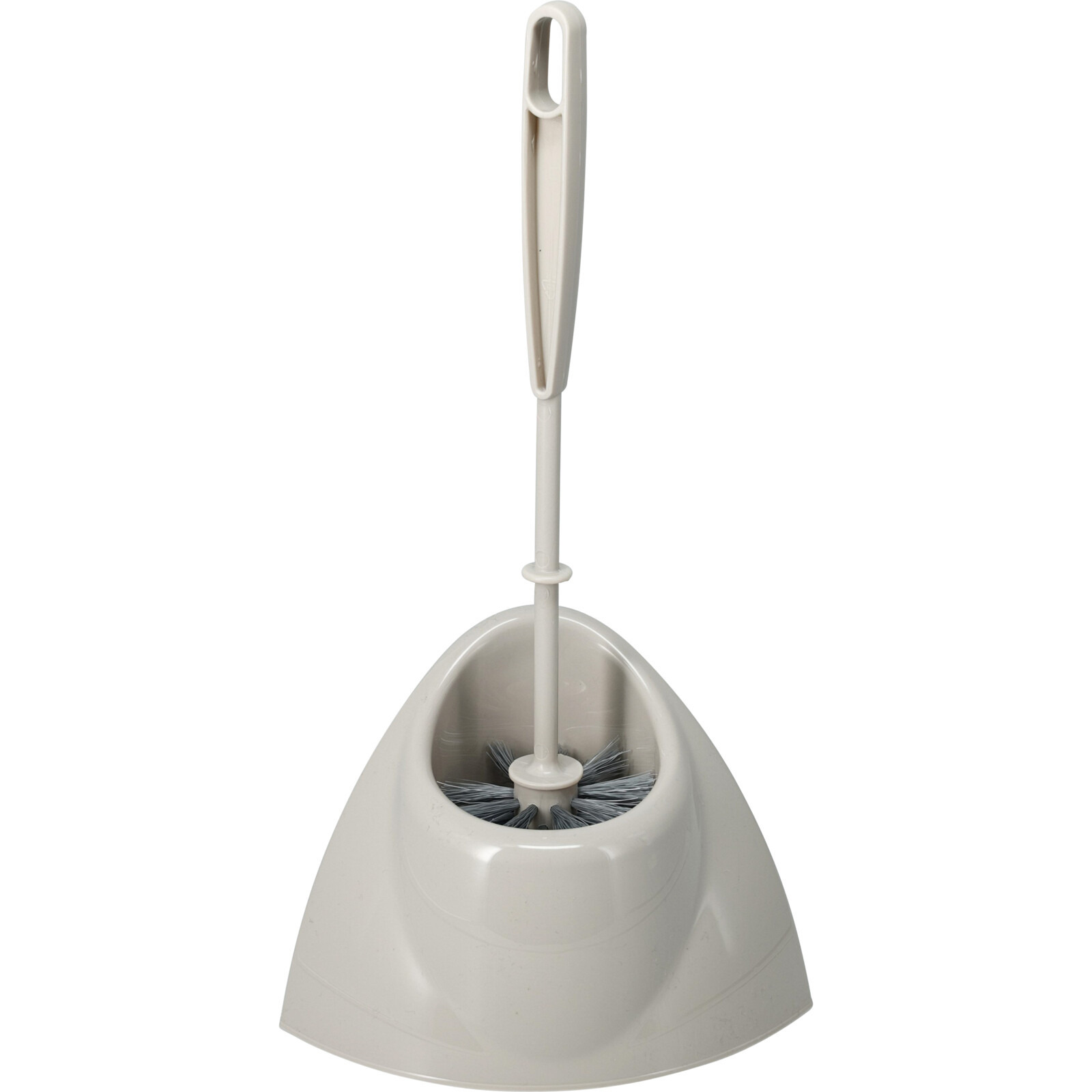 Bathroom Solutions Toiletborstel met houder - taupe - cm -