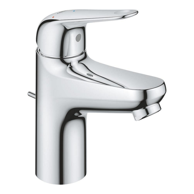 Grohe Swift QuickFix Wastafelkraan - s-size - met trekwaste - chroom 24322001