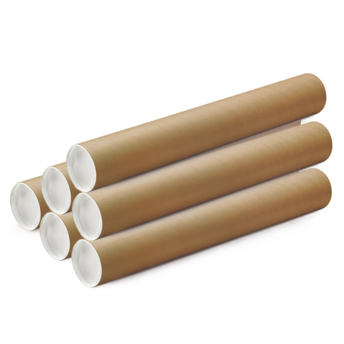 Shoppartners Poster koker van karton - 40x - 850 x 100 mm - Verzendkokers -