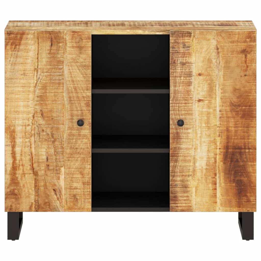 vidaXL Dressoir met 2 deuren 90x33x75 cm massief mangohout