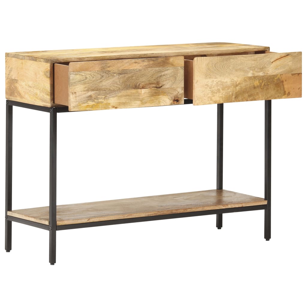 vidaXL Wandtafel 100x35x76 cm massief mangohout