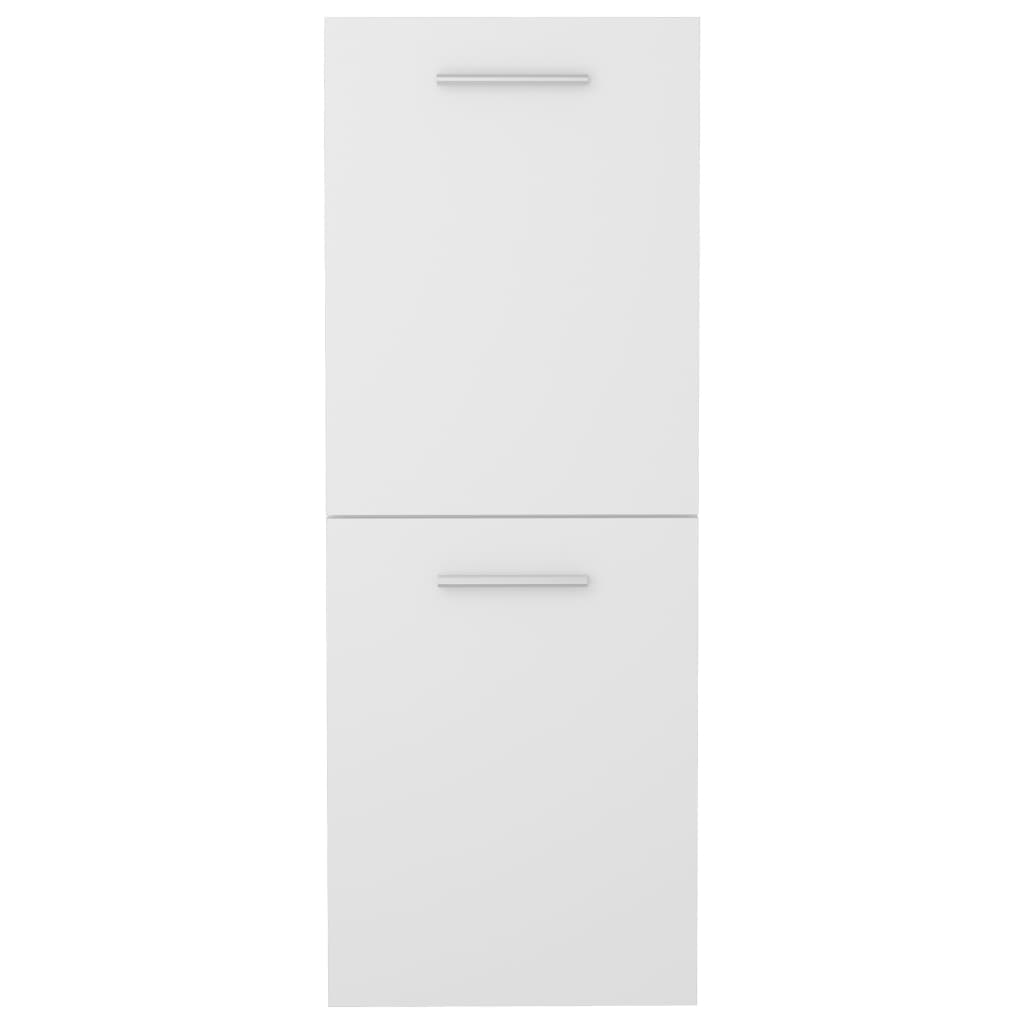 vidaXL Badkamerkast 30x30x80 cm bewerkt hout wit