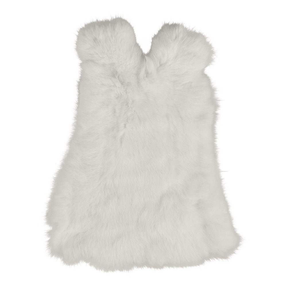 Countrylifestyle Konijnenvacht wit L