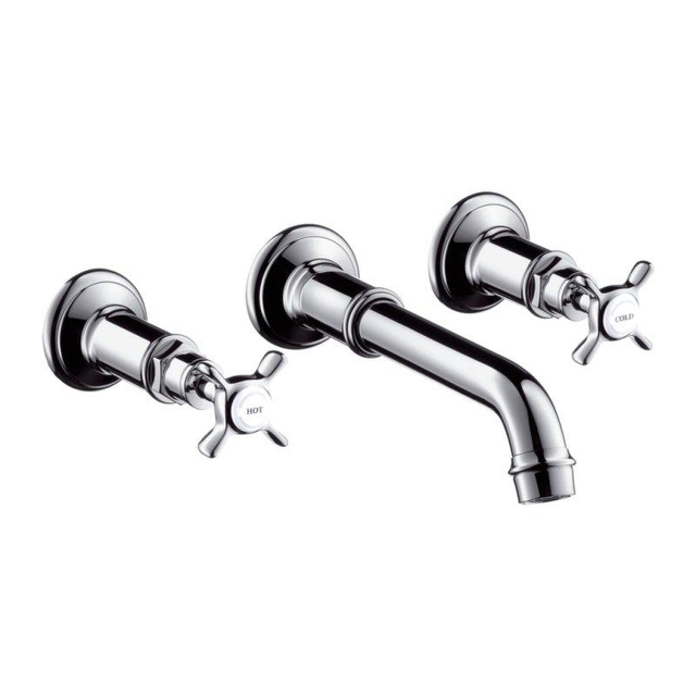 Axor Montreux wand wastafelkraan Chroom 16532000