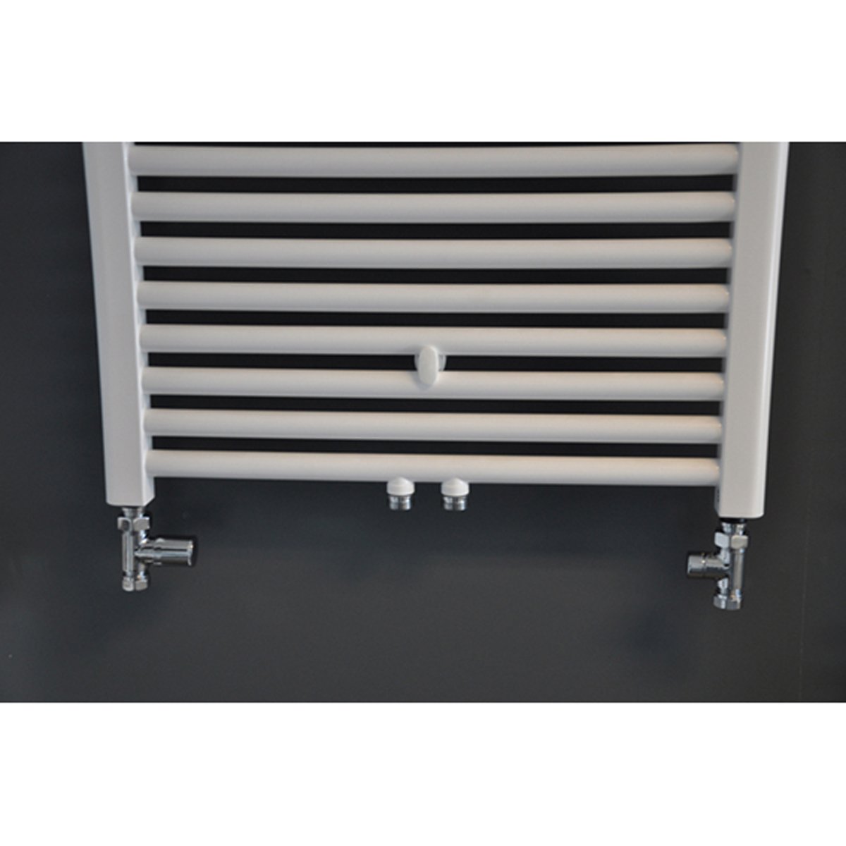 Wiesbaden Luxe Radiator Aansluitset Recht Chroom