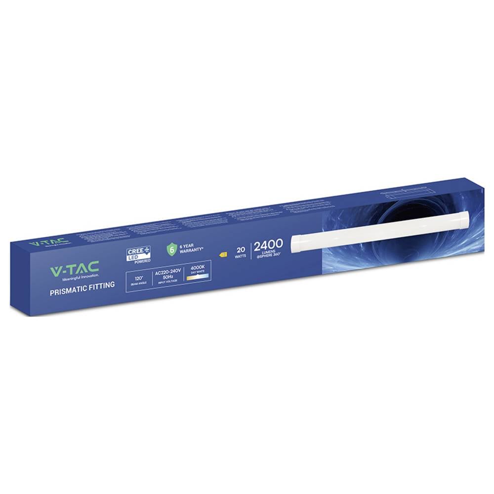 V-TAC SMD LED- Energielabel: E (A - G) Daglichtwit 1 stuk(s)