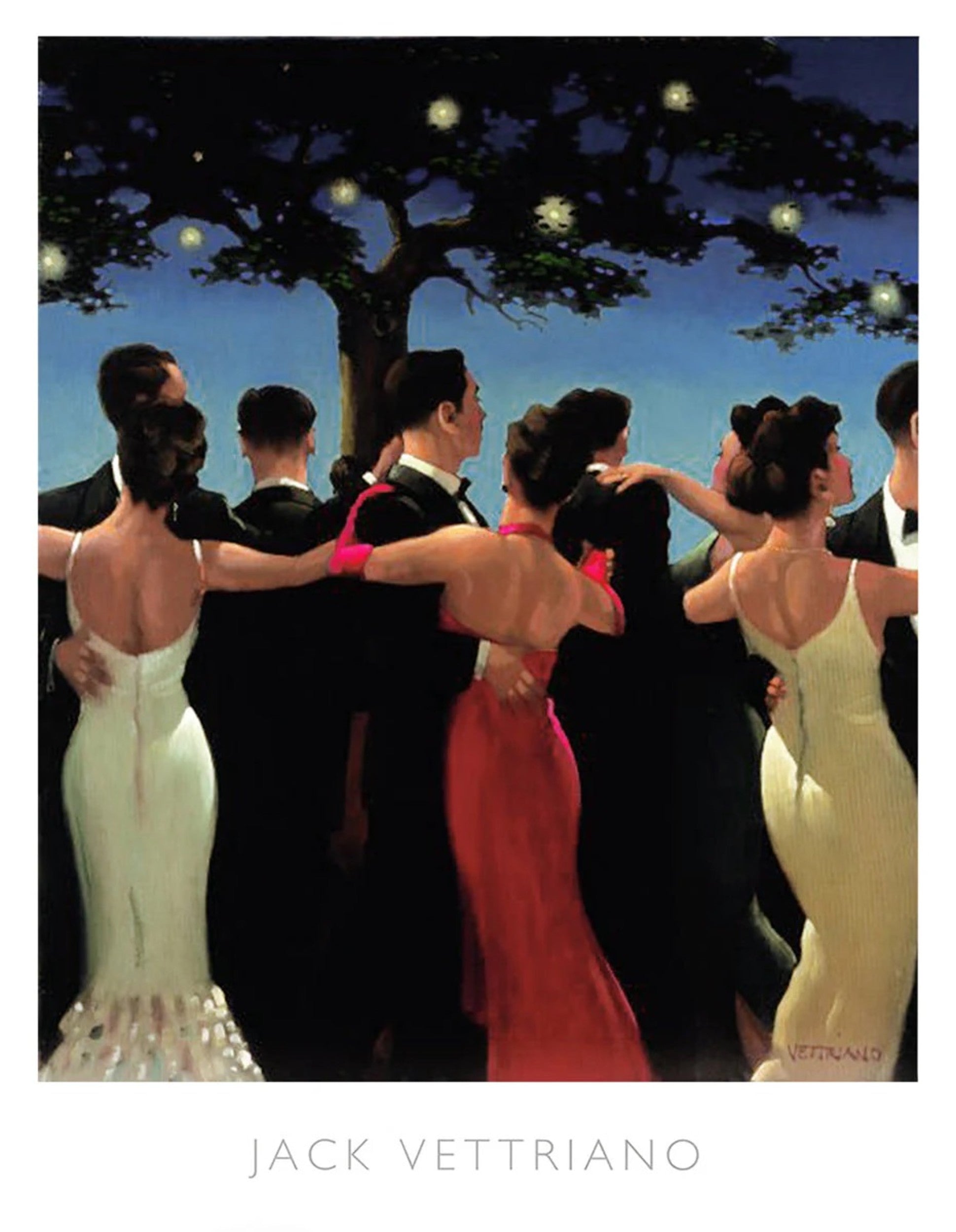 PGM Kunstdruk Jack Vettriano - Waltzers 40x50cm