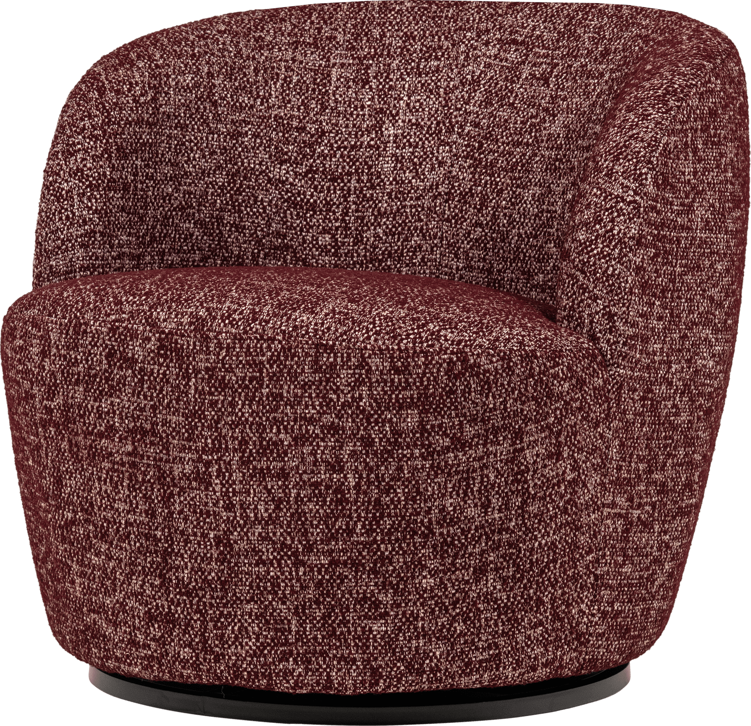 Serra draaifauteuil bordeauxrood melange
