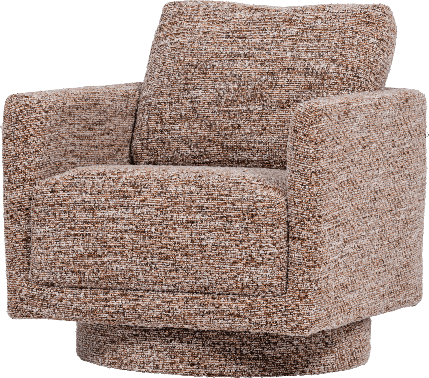 Oska draaifauteuil bruin melange