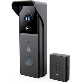 Nedis SmartLife Videodeurbel | Wi-Fi | Batterij Gevoed | 3MP Full HD 1296p | Cloud Opslag (optioneel) / mi