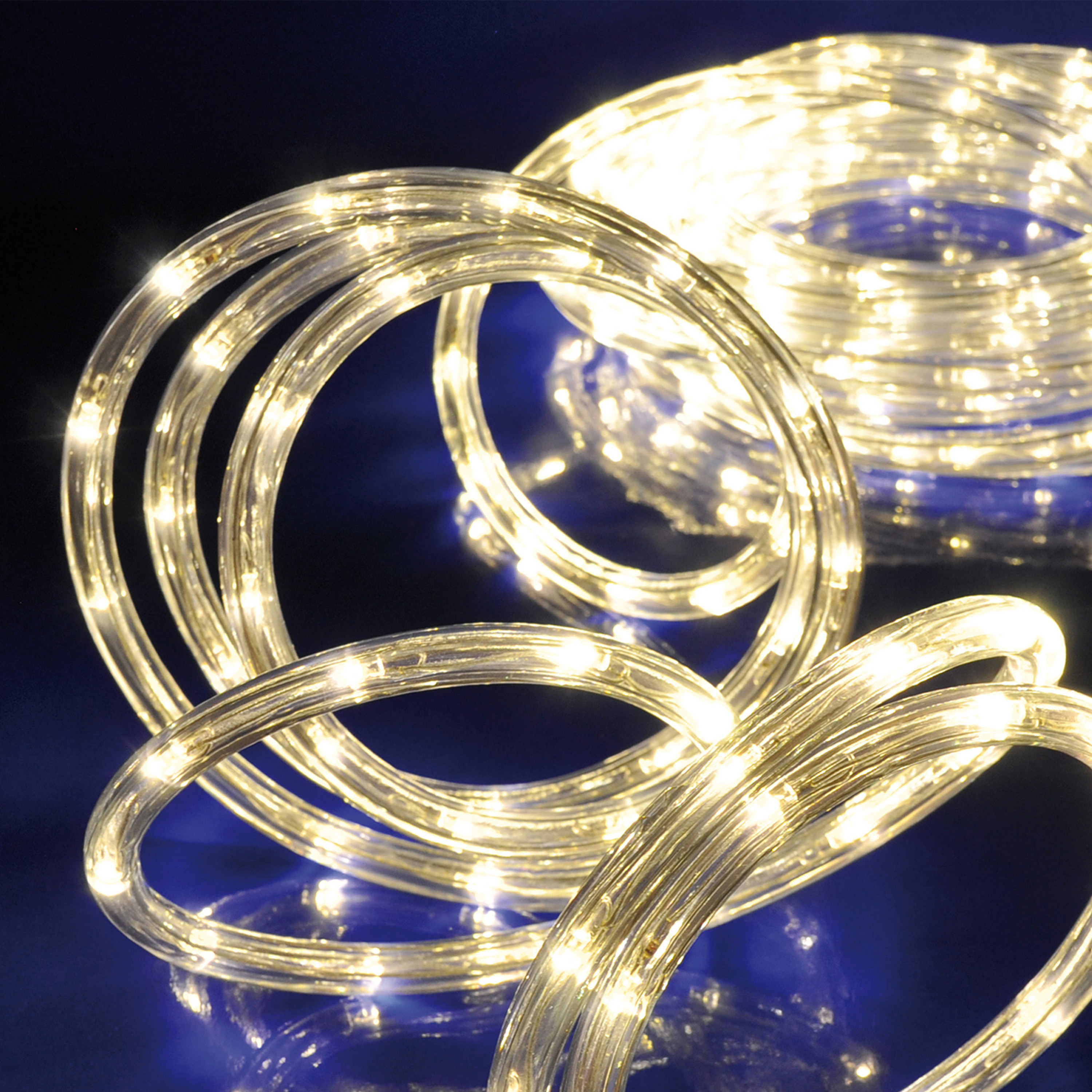 HI Lichtslang - 120 led lampjes - warm wit - 6 meter - slangverlichting - kerstverlichting -