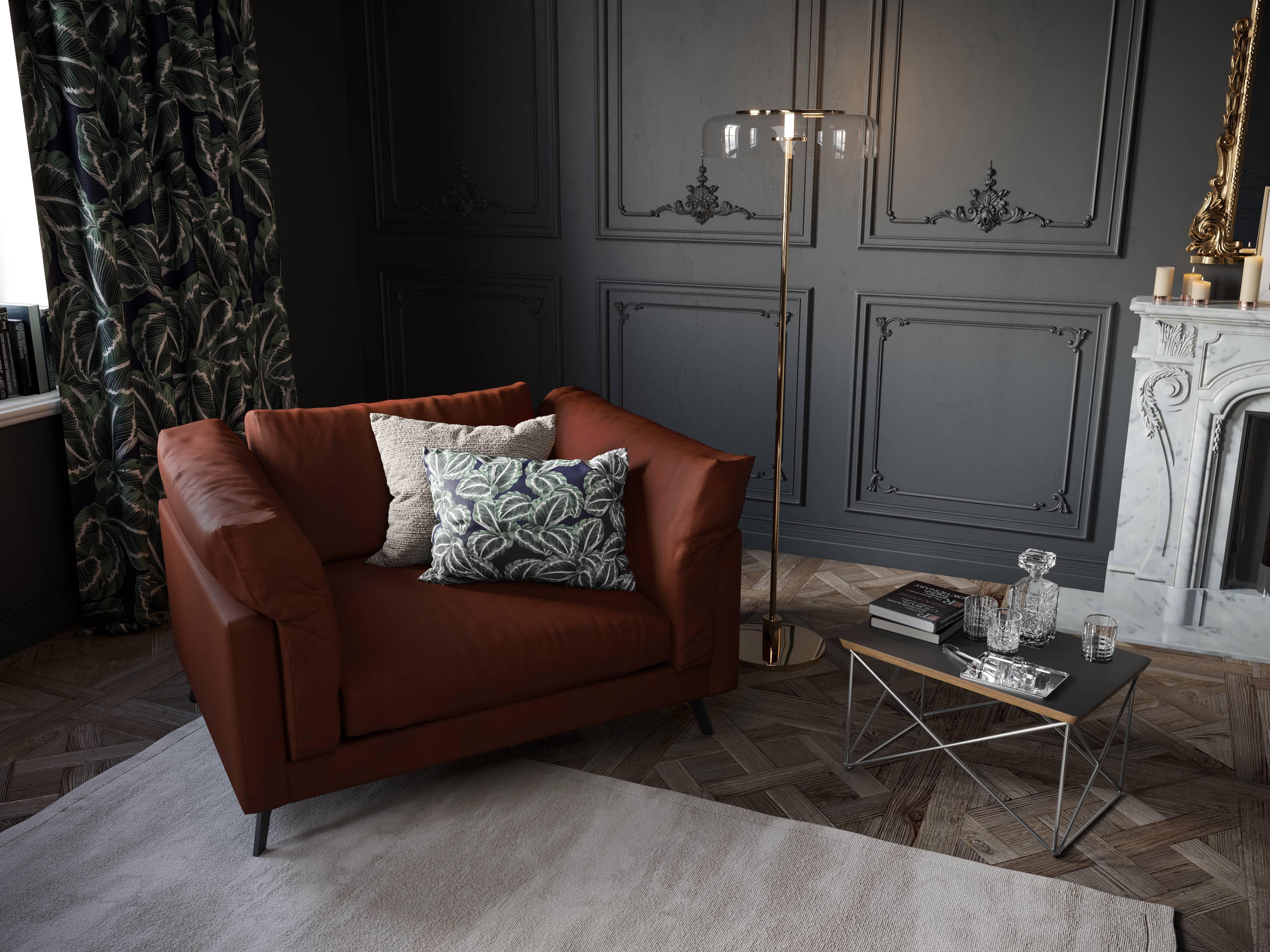 CXL by Christian Lacroix Loveseat Camille leer | 