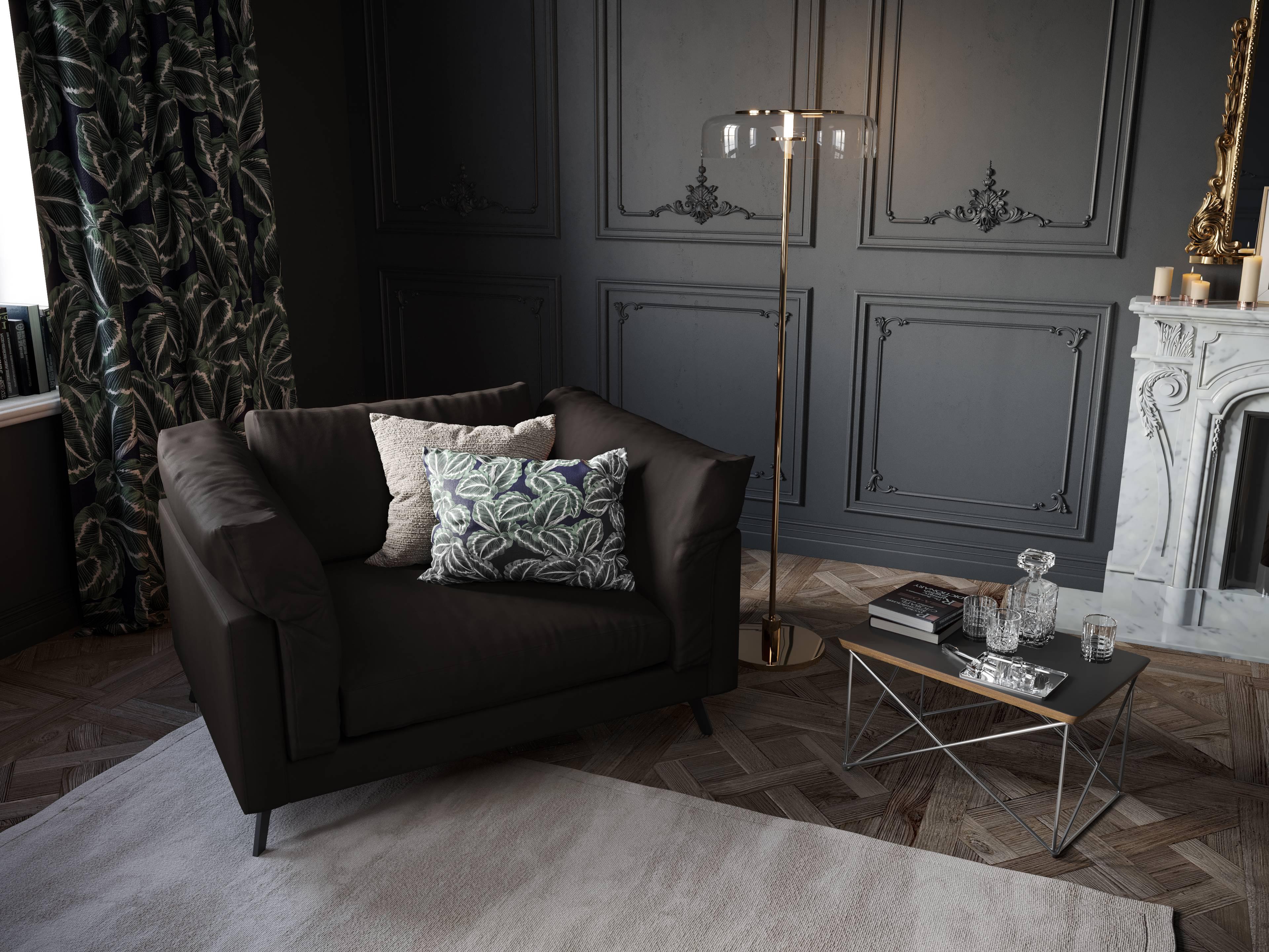 CXL by Christian Lacroix Loveseat Camille leer | 